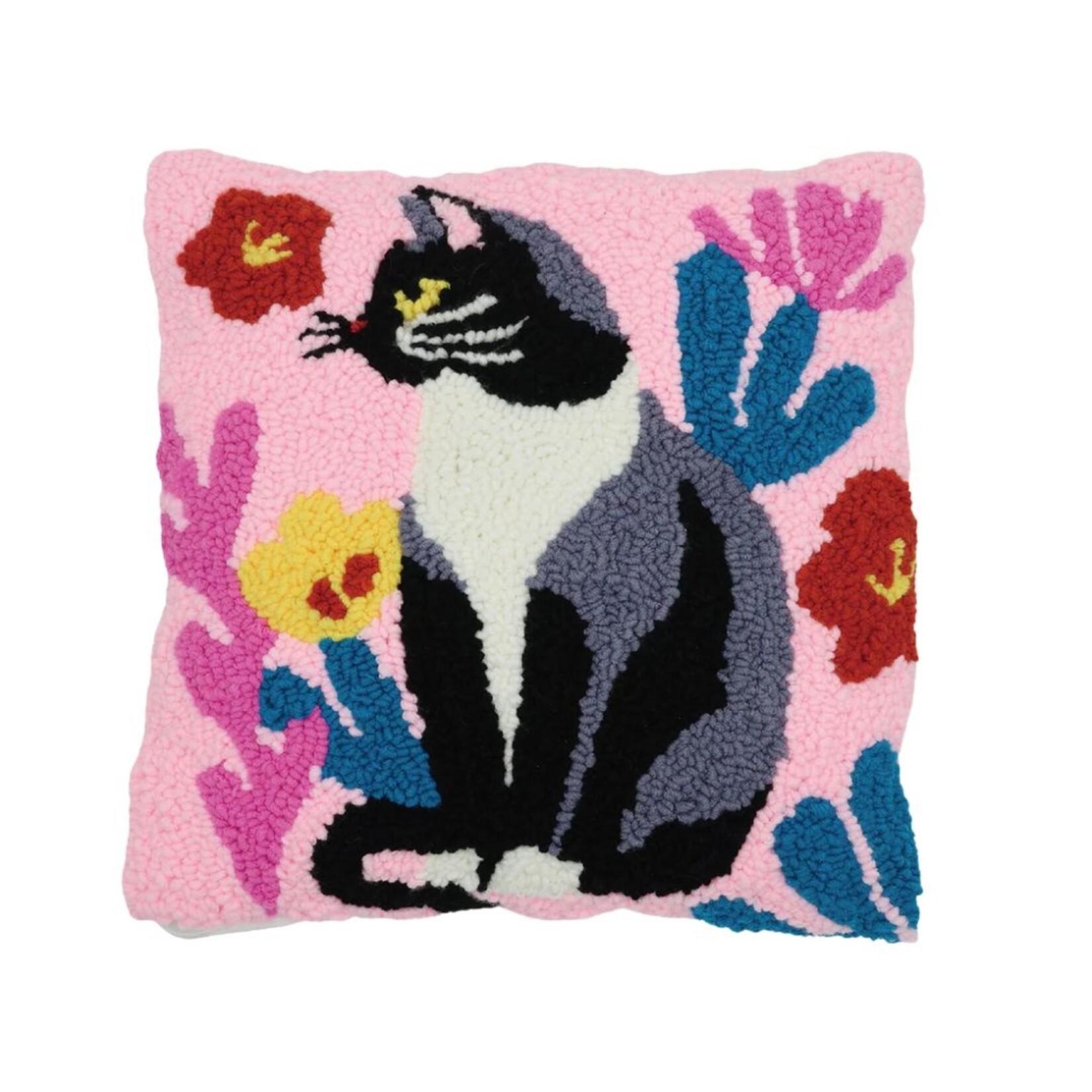 PBI ART PUNCH NEEDLE KIT KITTY CAT CUSHION COVER