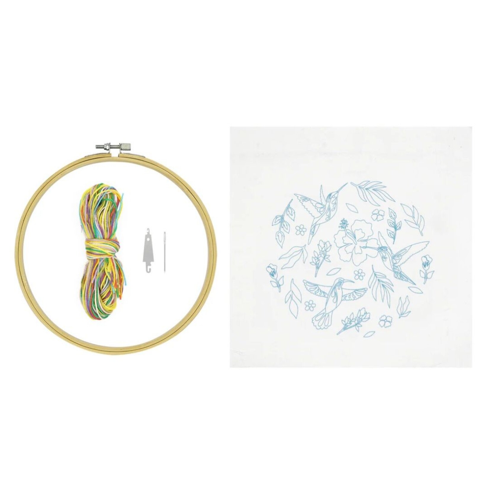 PBI ART EMBROIDERY KIT FREE BIRD