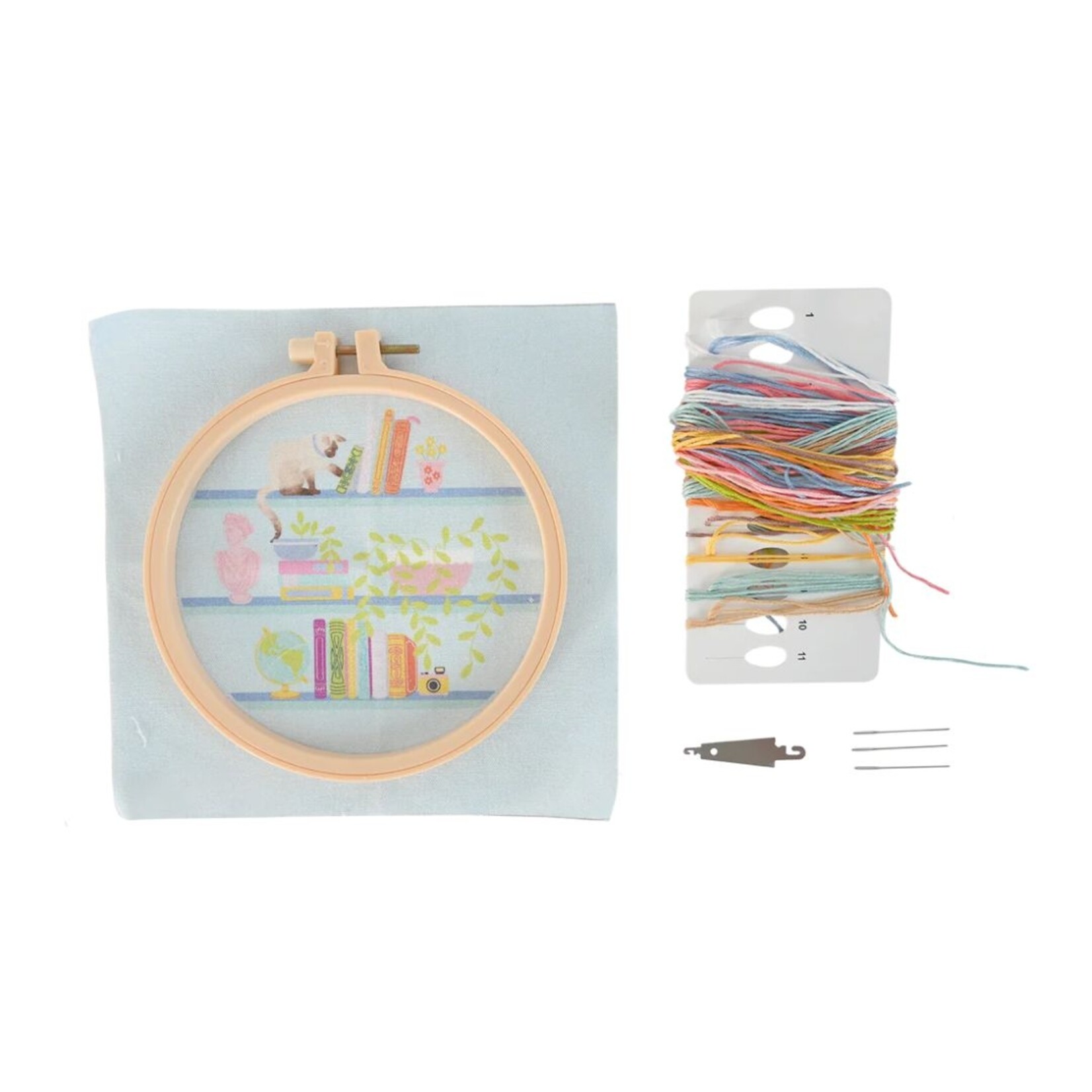 PBI ART EMBROIDERY KIT BOOK LOVER