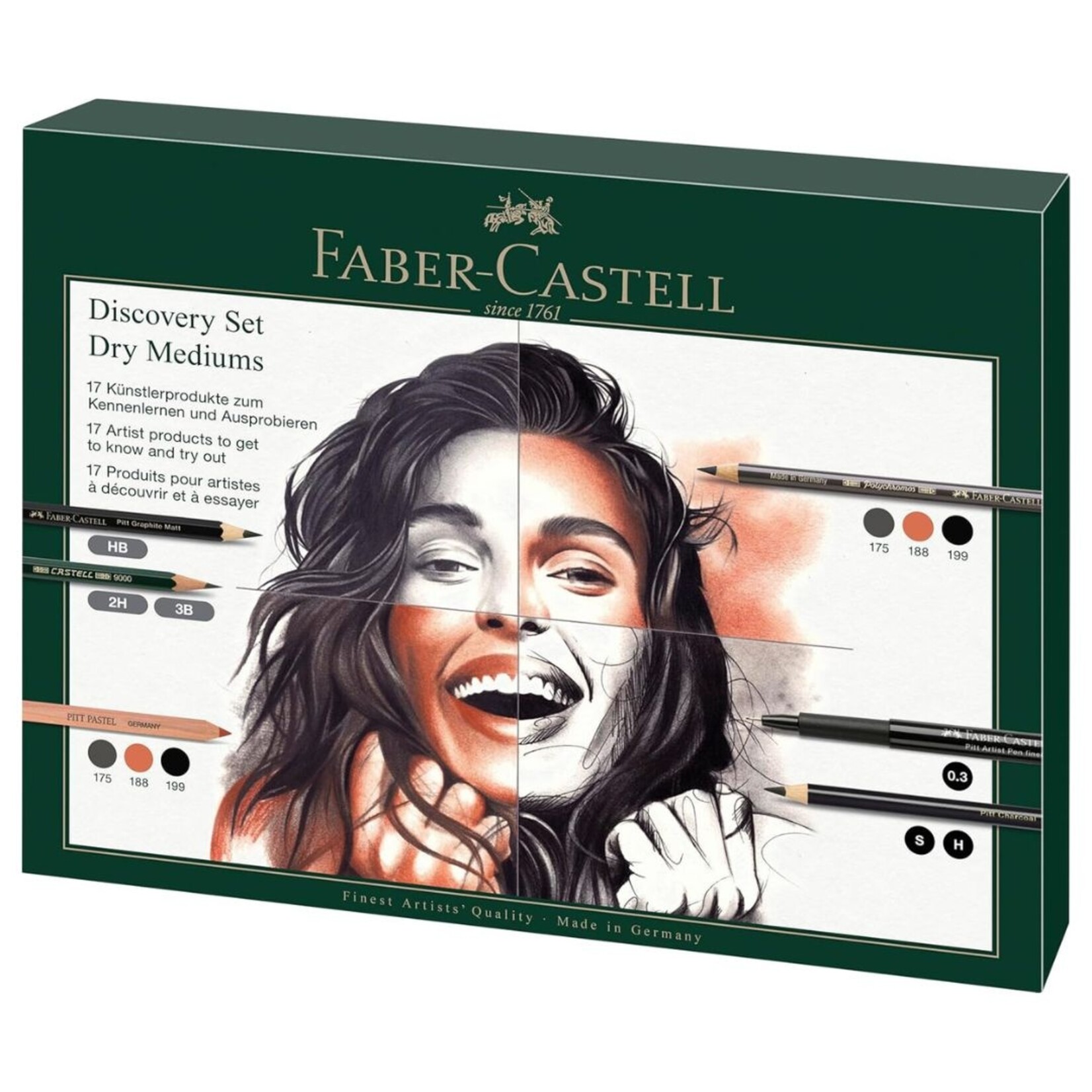 FABER CASTELL DISCOVERY SET DRY MEDIUMS