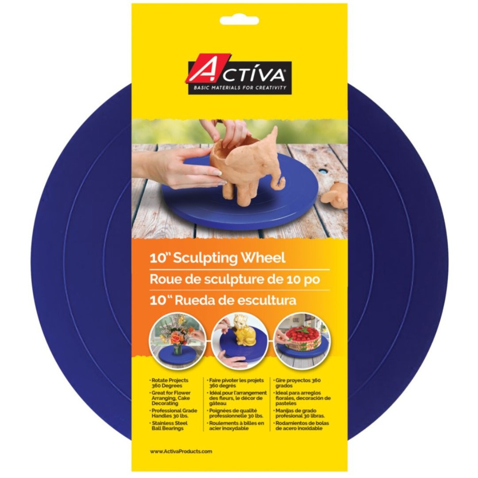 ACTIVA CLAY SCULPTING WHEEL 10"