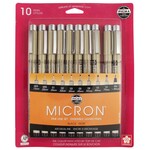 PIGMA MICRON PEN BLACK SET/10