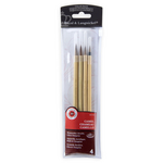 ZIP AND CLOSE BAMBOO BRUSH SET 4/PC