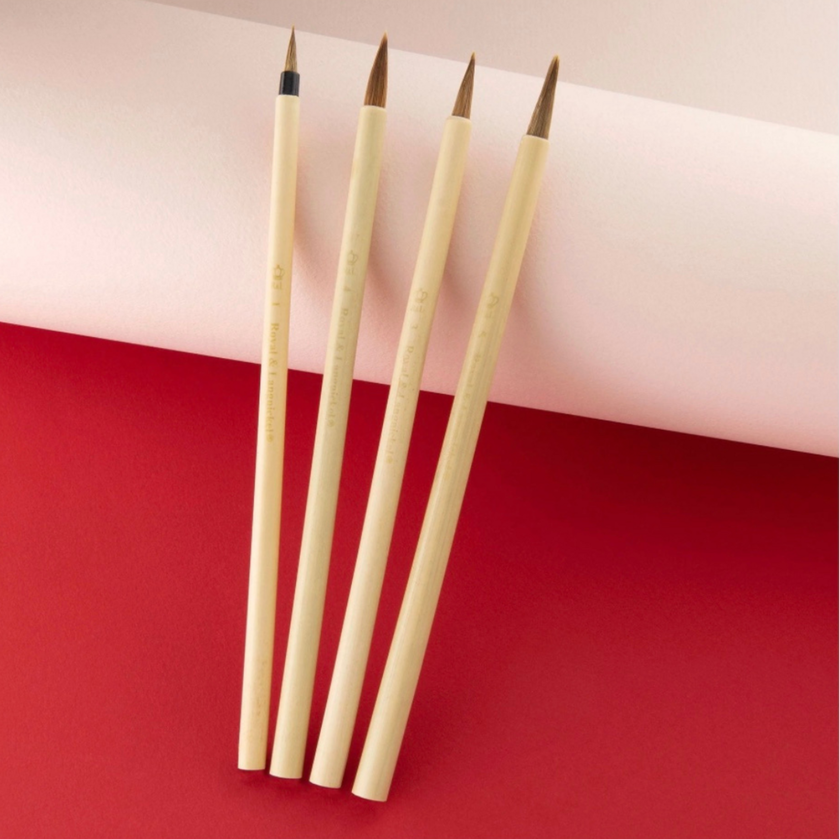 ZIP AND CLOSE BAMBOO BRUSH SET 4/PC
