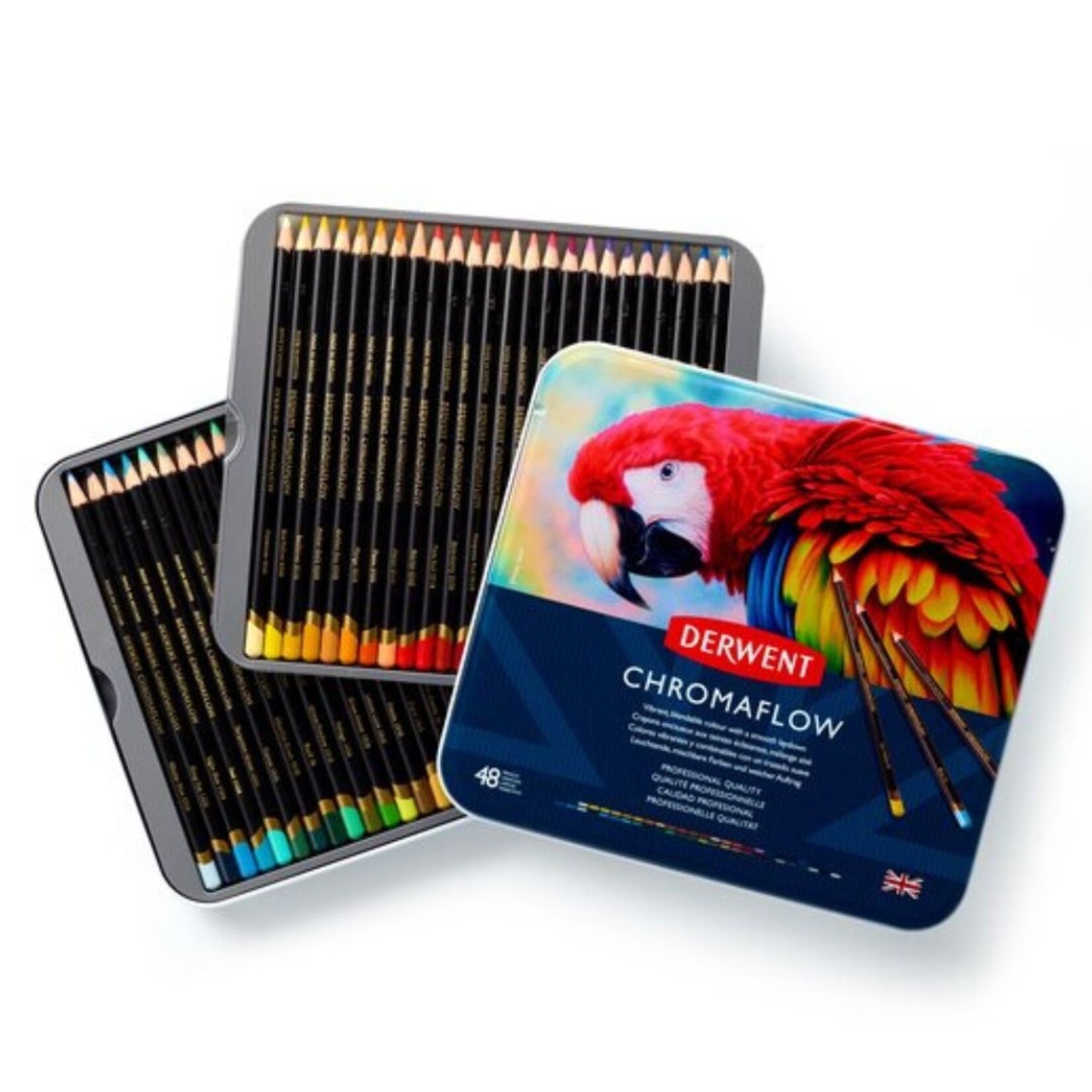 DERWENT CHROMAFLOW PENCIL SET 48/PC