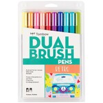TOMBOW TOMBOW DUAL BRUSH MARKER PEN SET/10 RETRO