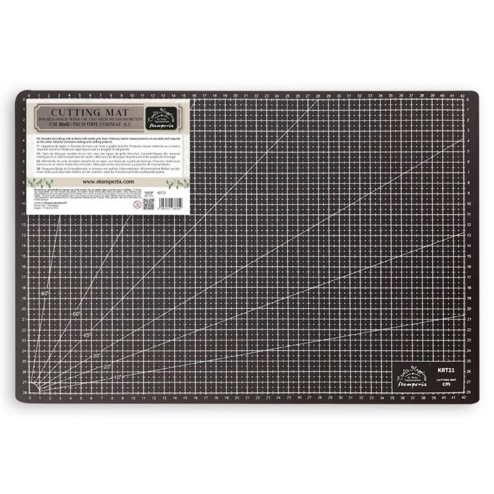STAMPERIA DOUBLE SIDED CUTTING MAT 11X17"