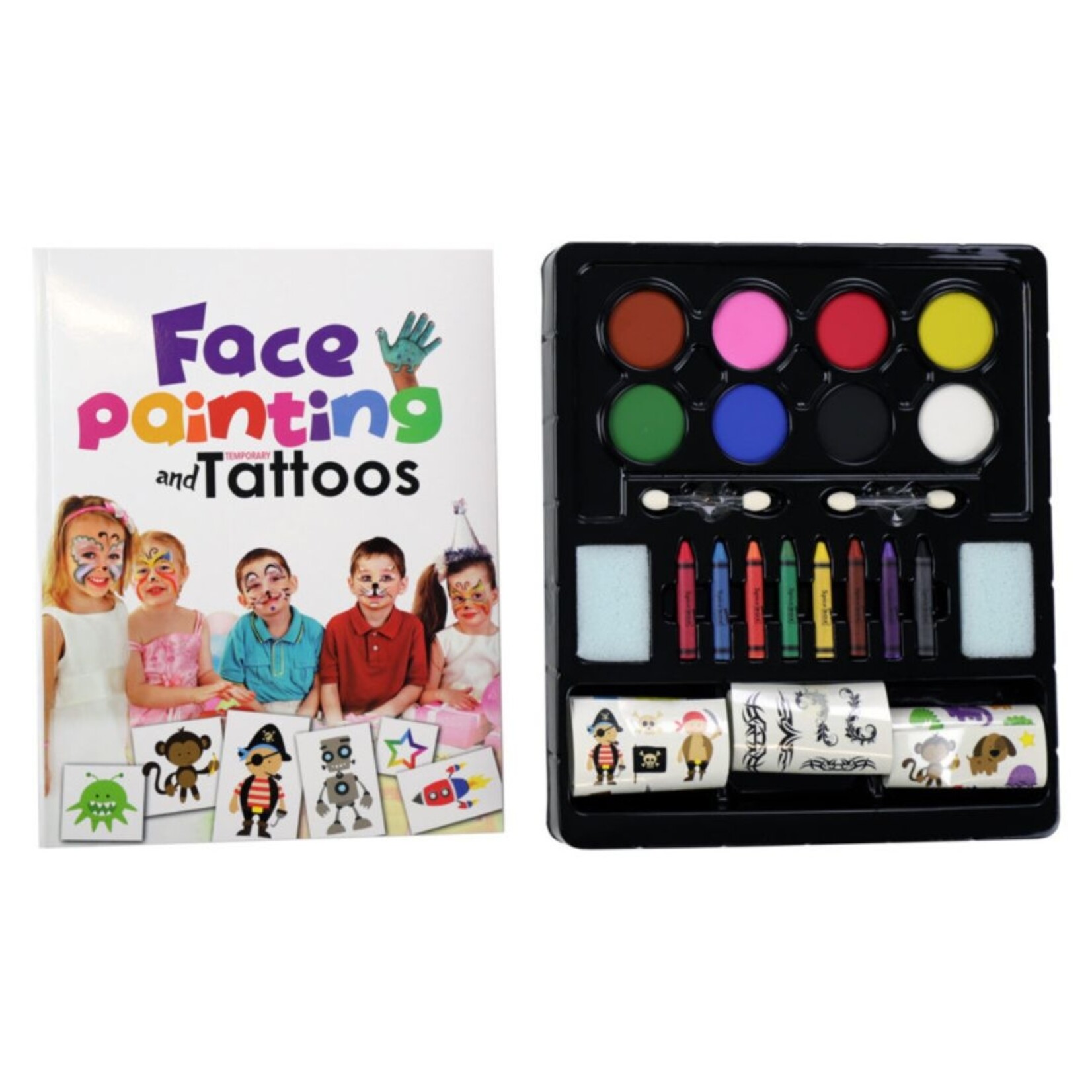 SPICEBOX KITS FOR KIDS FACE PAINTING AND TATTOOS KIT