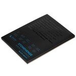 STONEHENGE STONEHENGE AQUA WATERCOLOUR PAD 300LB COLD PRESS 5X7 - BLACK