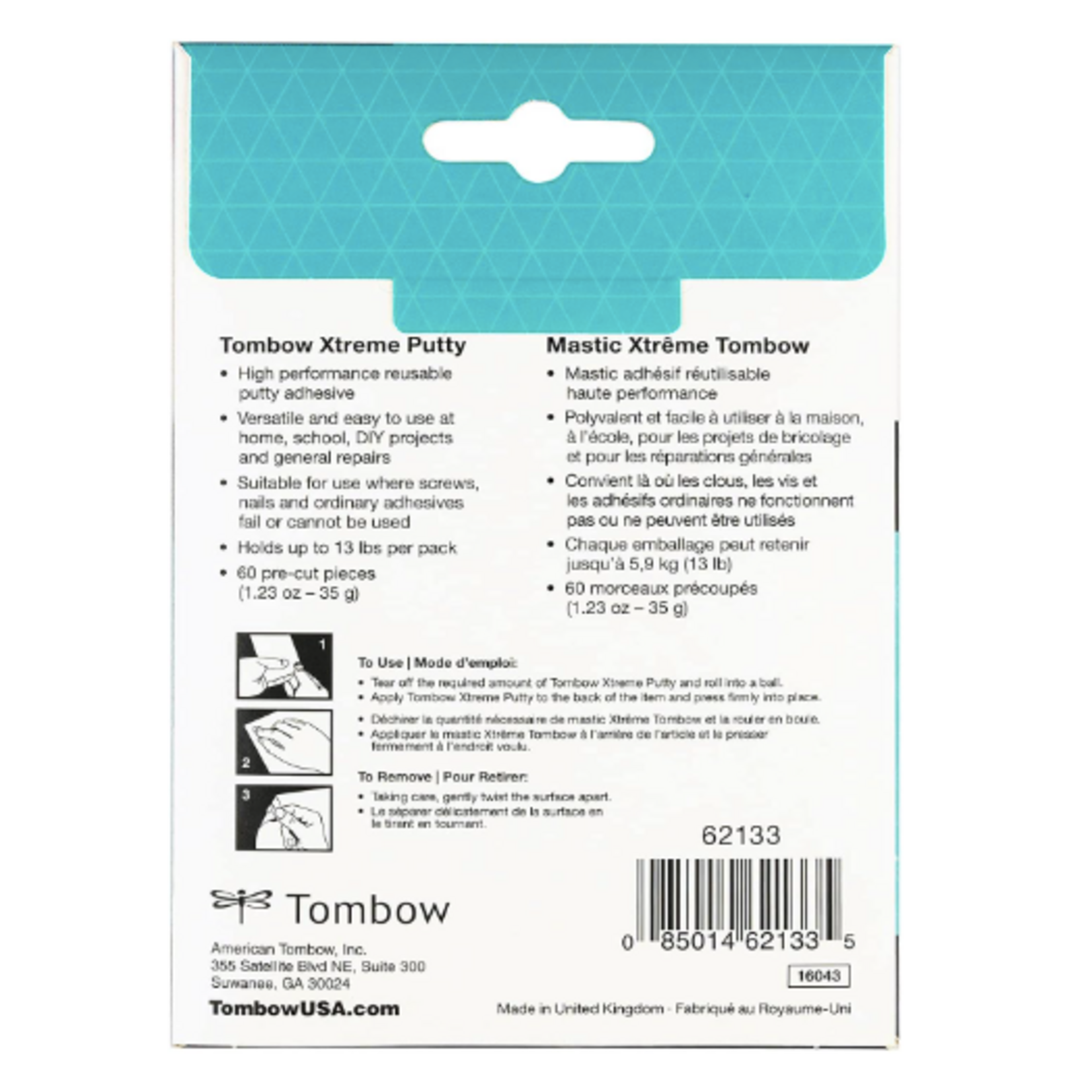 TOMBOW XTREME MOUNTING PUTTY 60/PC