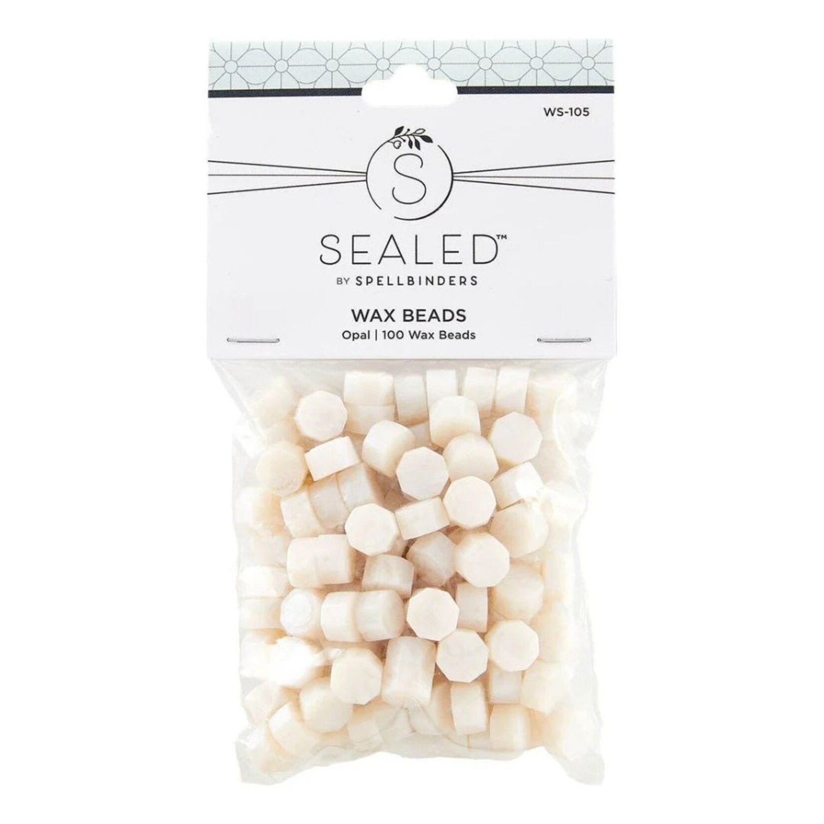 SEALED BY SPELLBINDERS WAX BEADS OPAL 100/PK