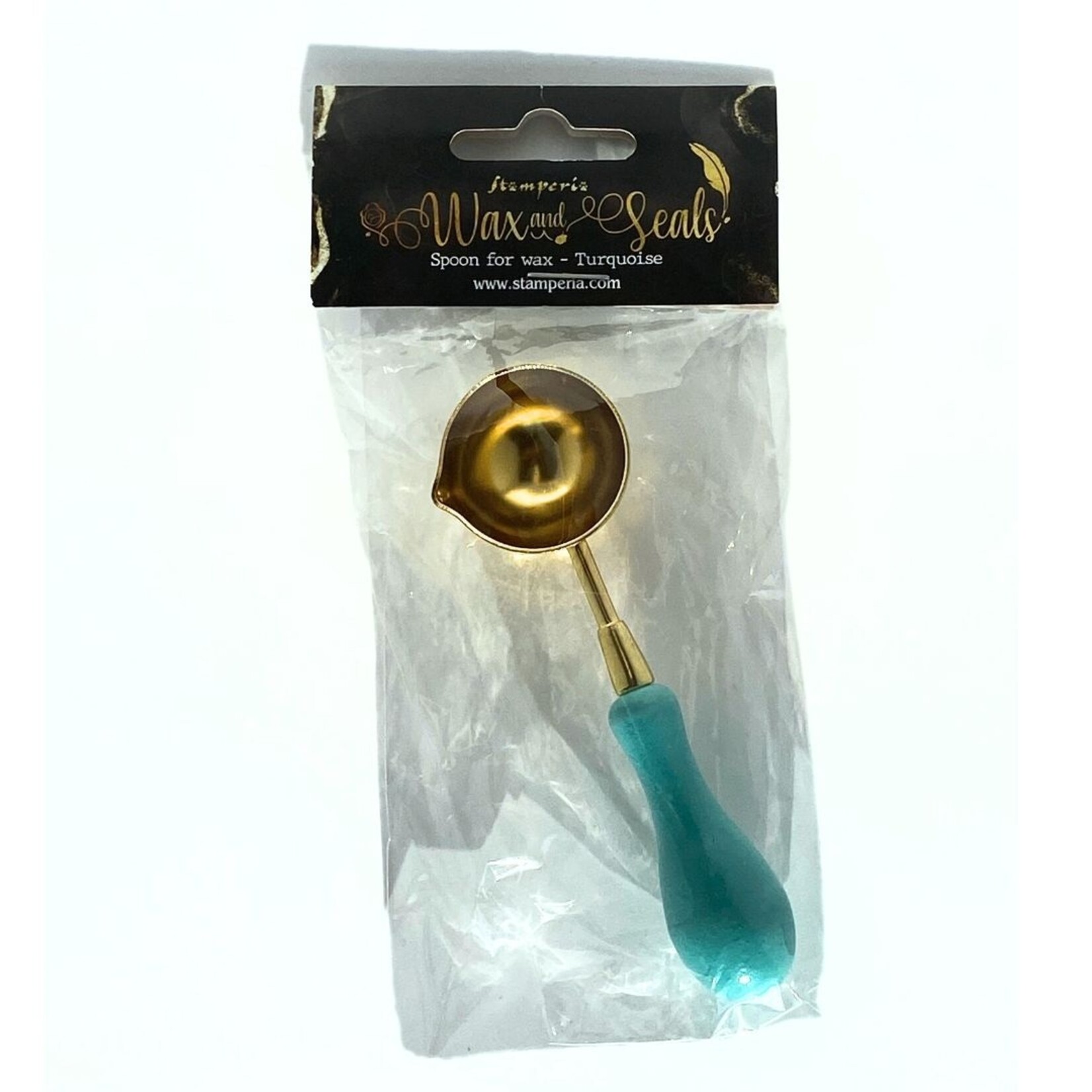 STAMPERIA WAX MELTING SPOON TURQUOISE