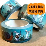 ALICIA ROBINSON WASHI TAPE MEDIEVAL RABBITS & GOOSE
