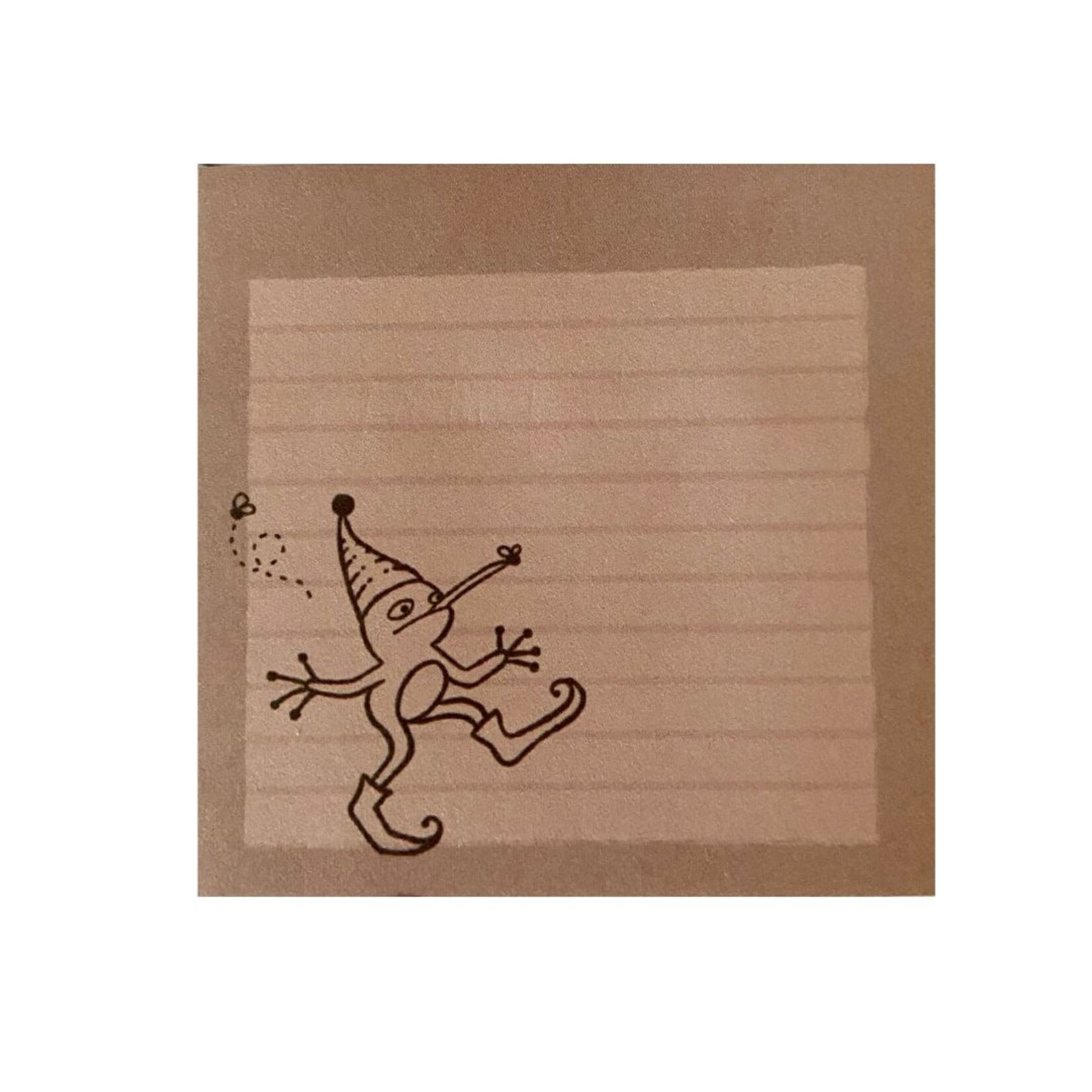 ALICIA ROBINSON MEMO PAD 3X3 FROG