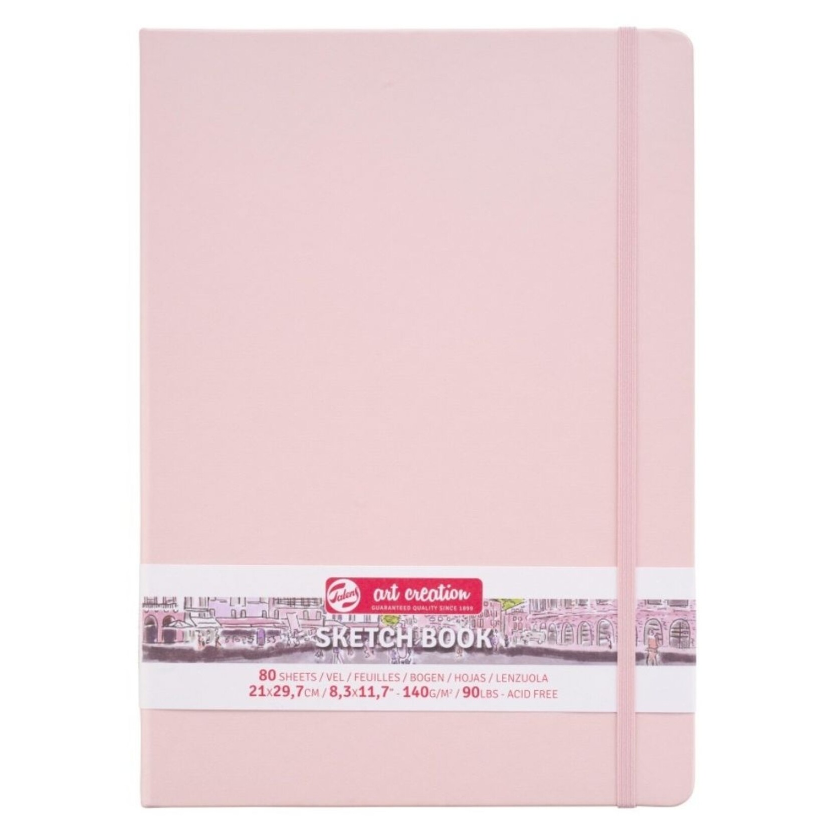 ROYAL TALENS TALENS ART CREATION SKETCHBOOK 8.3X11.7" PASTEL PINK