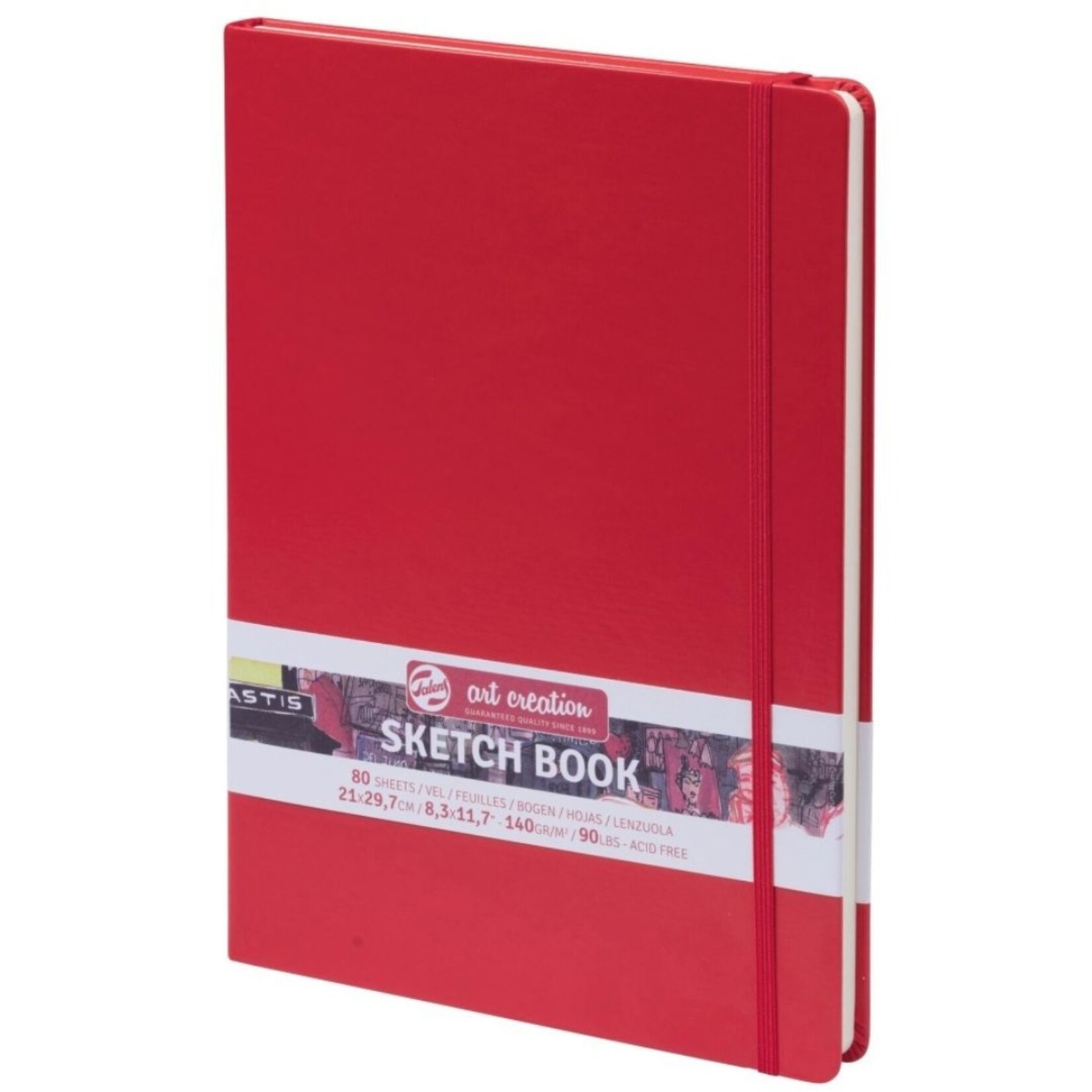 ROYAL TALENS TALENS ART CREATION SKETCHBOOK 8.3X11.7" RED