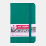 ROYAL TALENS TALENS ART CREATION SKETCHBOOK 3.5X5.5"  FOREST GREEN