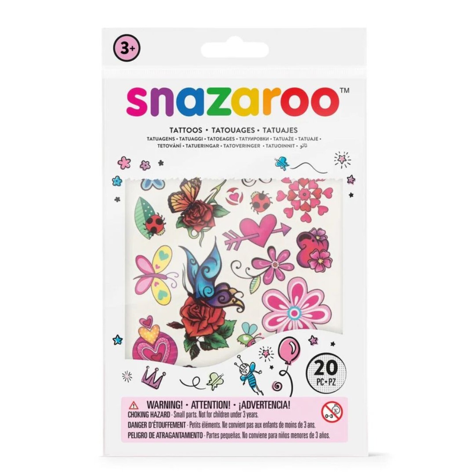 SNAZAROO TEMPORARY TATTOOS 20/PCS FANTASY
