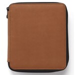 SPEEDBALL GENUINE LEATHER PENCIL CASE/72 BROWN