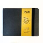 DORERART WATERCOLOUR NOTEBOOK 140LB CP 4.7X6.2" BLACK 24/SHT