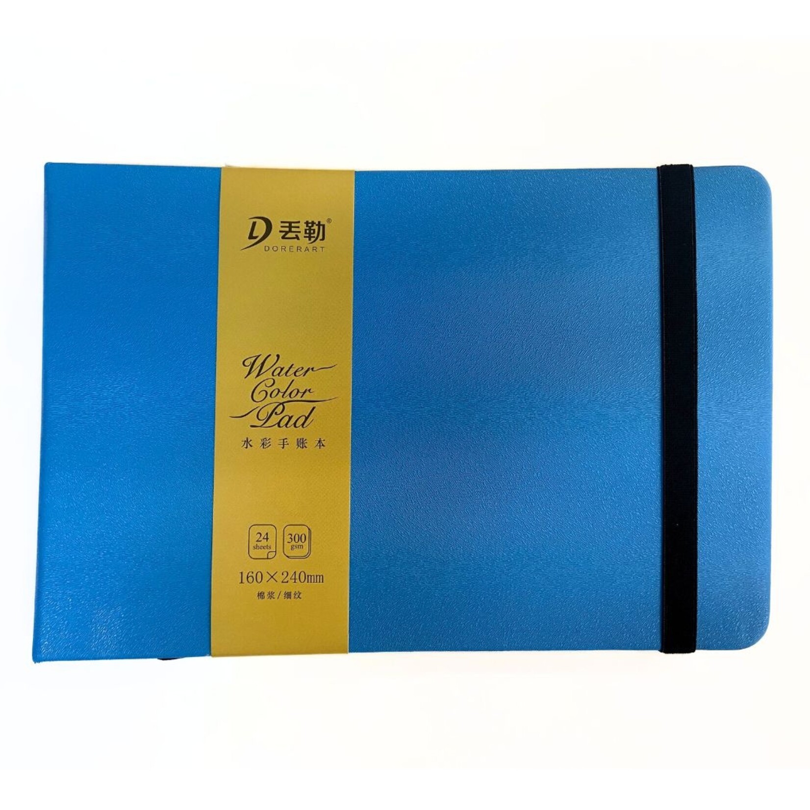 DORERART WATERCOLOUR NOTEBOOK 140LB HP 6.2"X9.4" BLUE 24/SHT