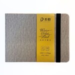 DORERART WATERCOLOUR NOTEBOOK 140LB CP 4.7"X6.2" BROWN 24/SHT