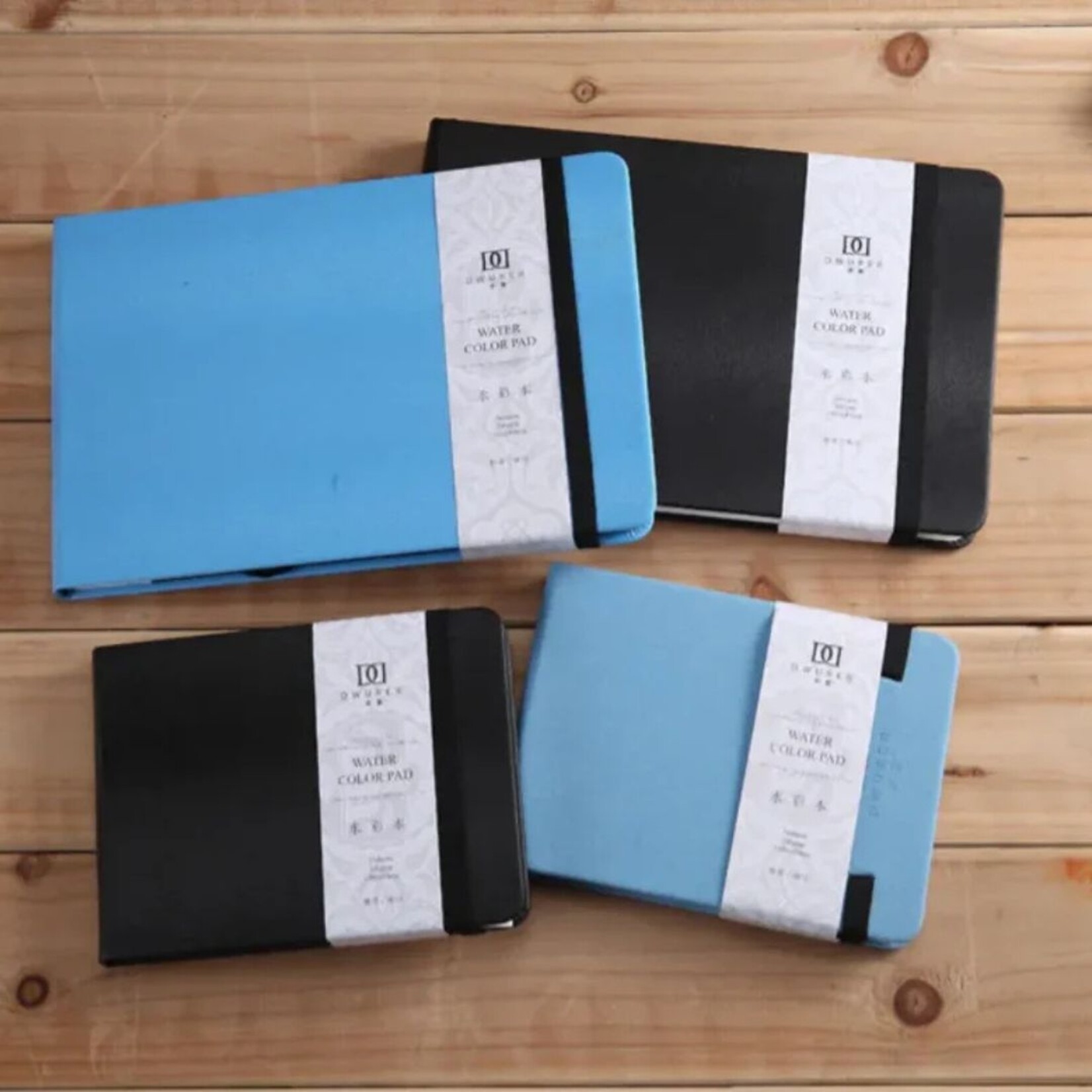 DORERART WATERCOLOUR NOTEBOOK 140LB CP 4.7"X6.2" BROWN 24/SHT