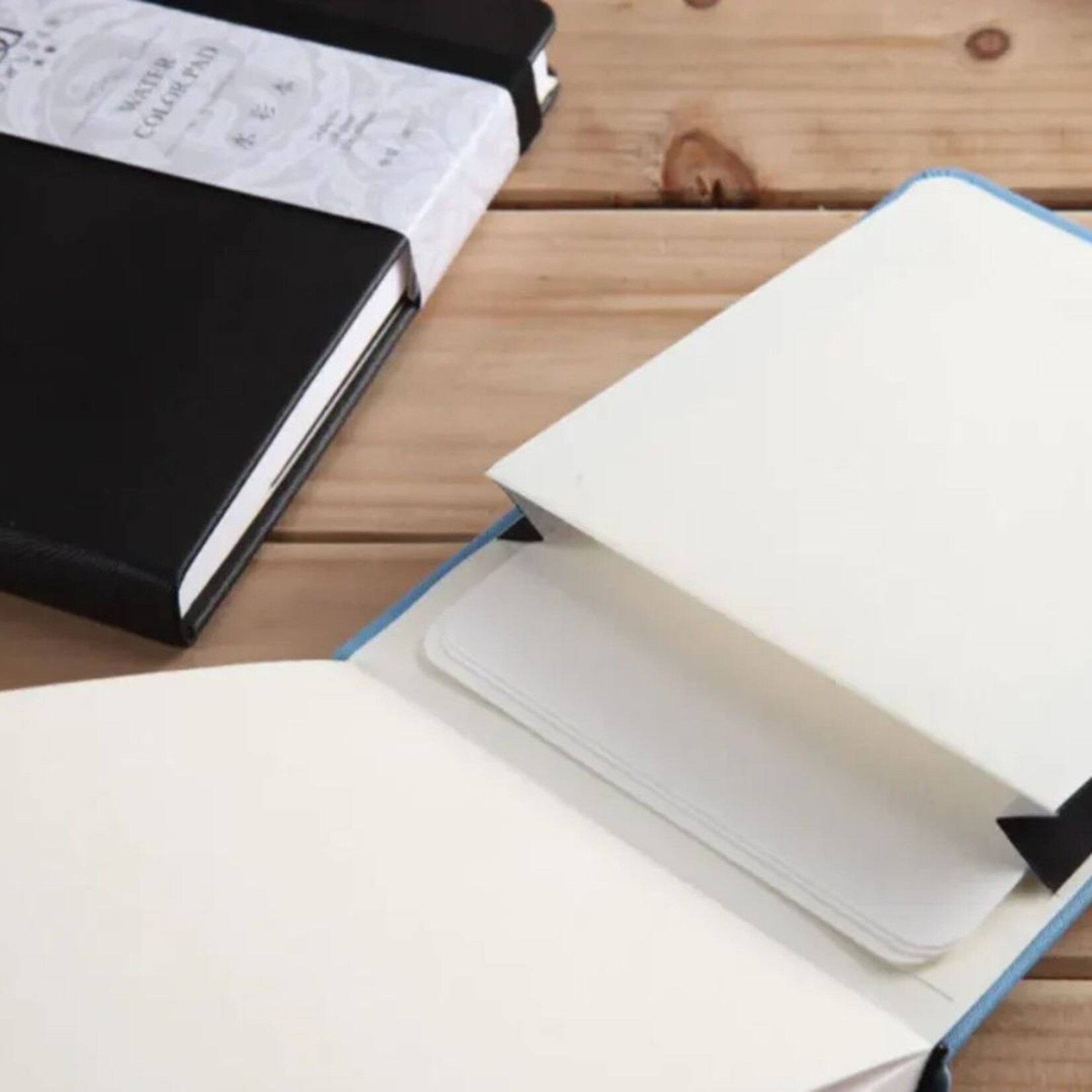 DORERART WATERCOLOUR NOTEBOOK 140LB HP 6.2"X9.4" BLACK 24/SHT