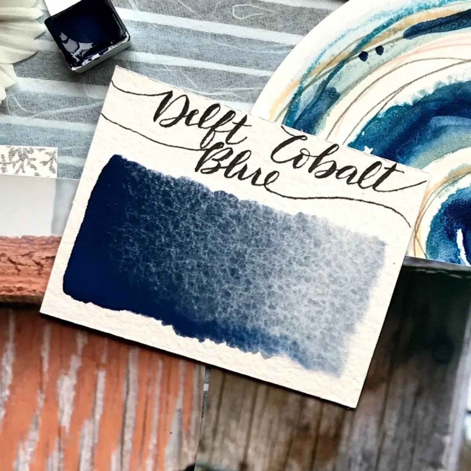STONEGROUND STONEGROUND WATERCOLOUR HALF PAN DELFT BLUE HUE