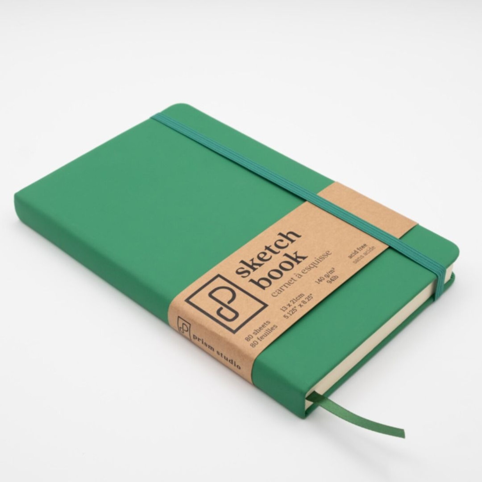 PRISM STUDIO SKETCHBOOK 5.12X8.25" 80/SHT CYPRESS GREEN