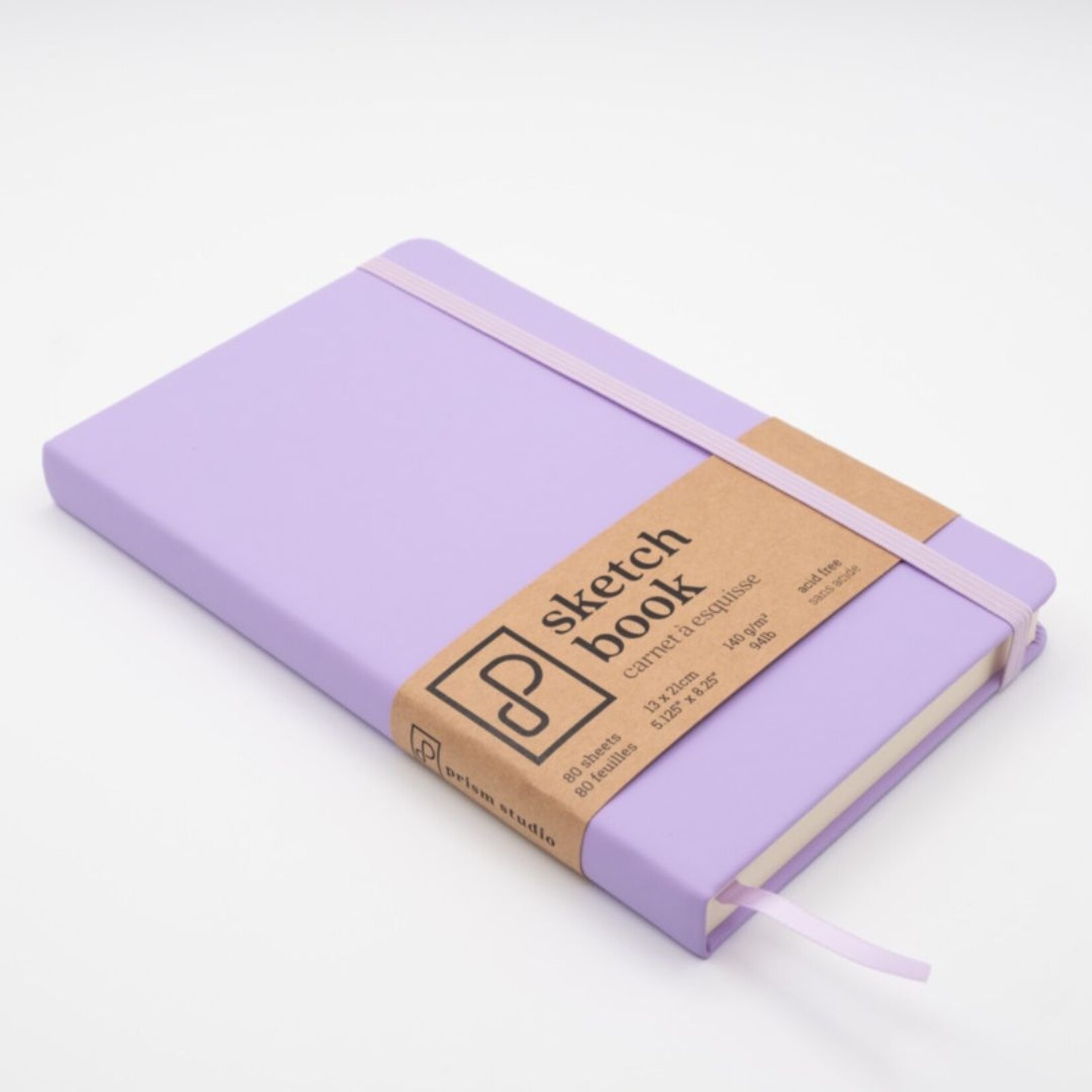 PRISM STUDIO SKETCHBOOK 5.12X8.25" 80/SHT DREAMY LILAC