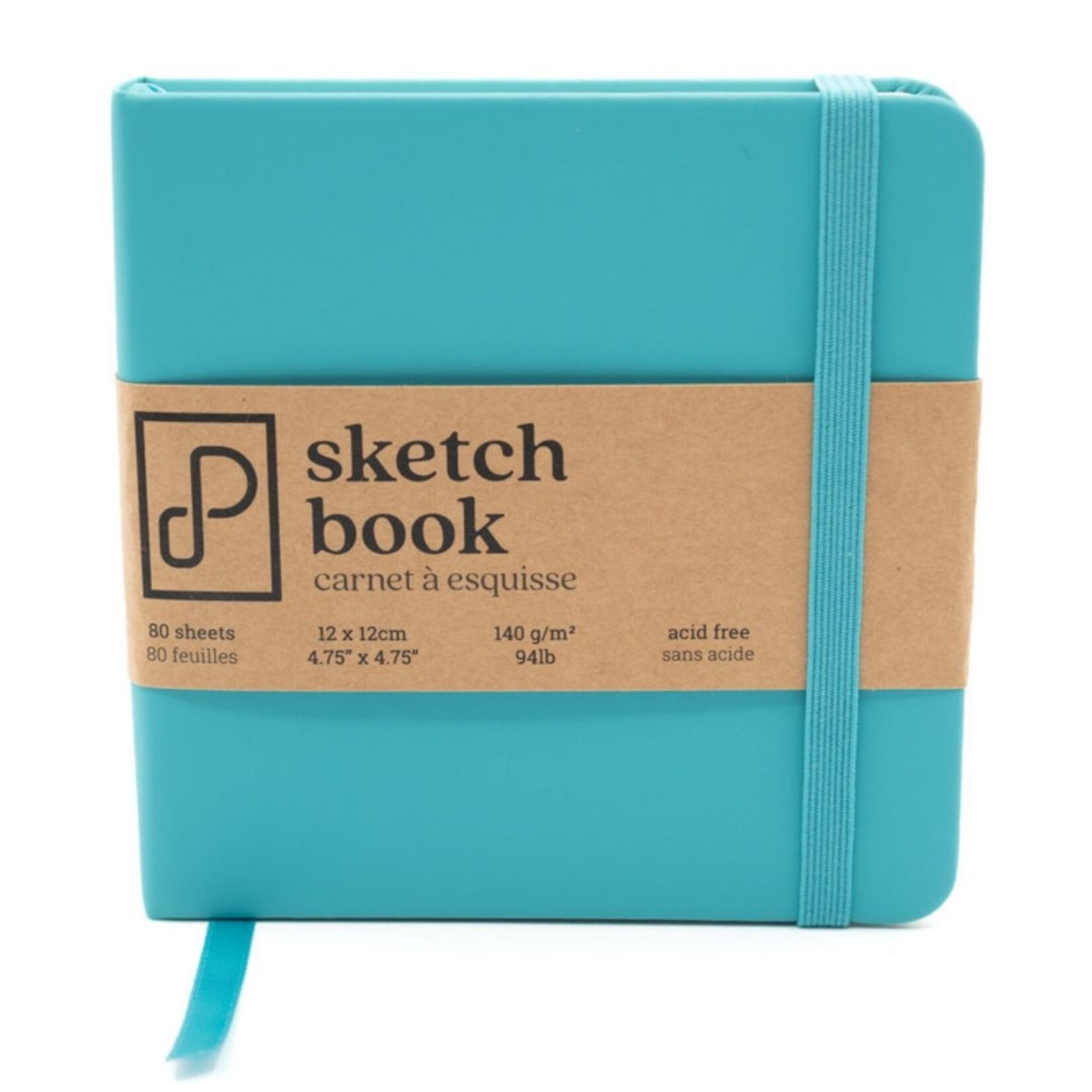 PRISM STUDIO SKETCHBOOK 4.7X4.7" 80/SHT LOST TEAL