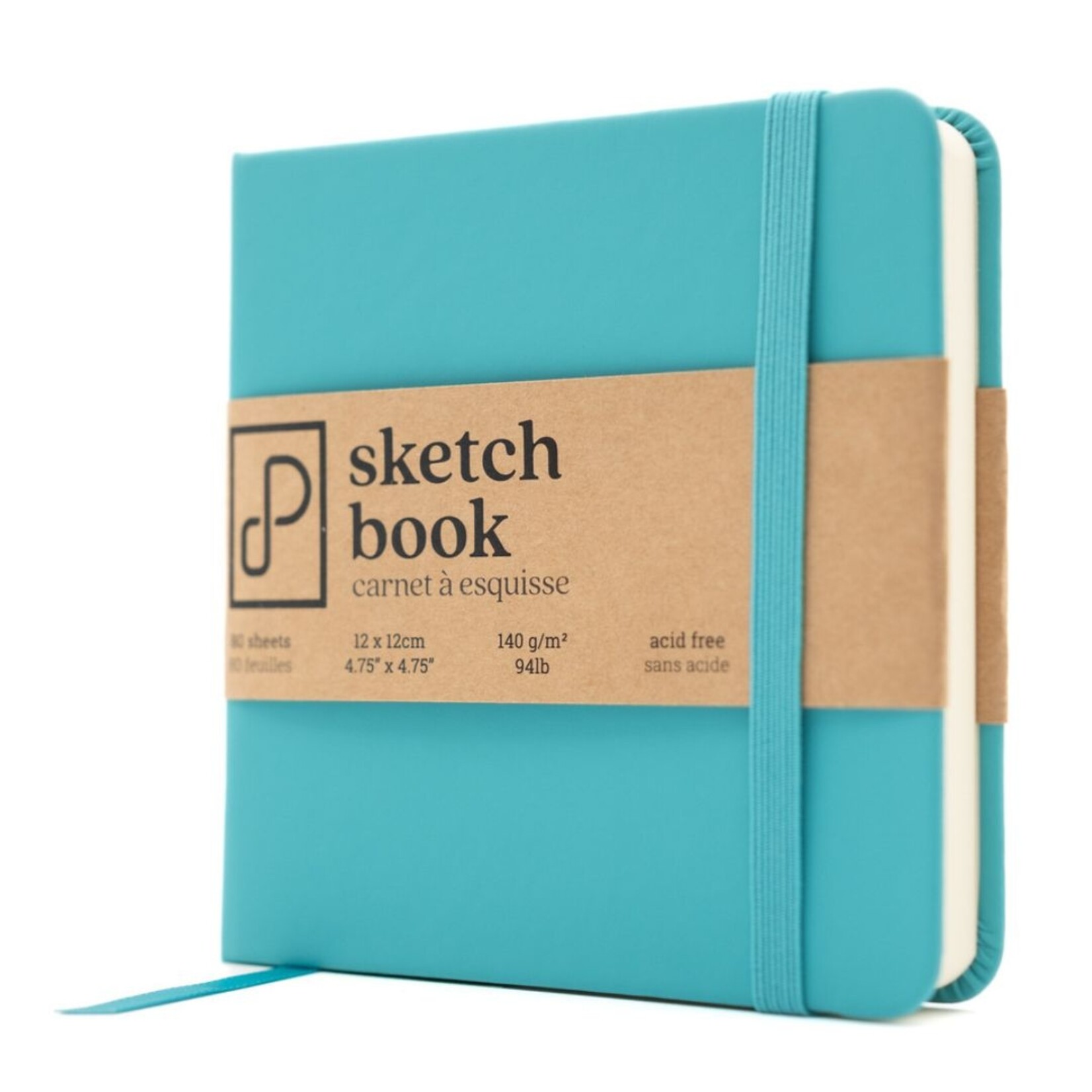 PRISM STUDIO SKETCHBOOK 4.7X4.7" 80/SHT LOST TEAL