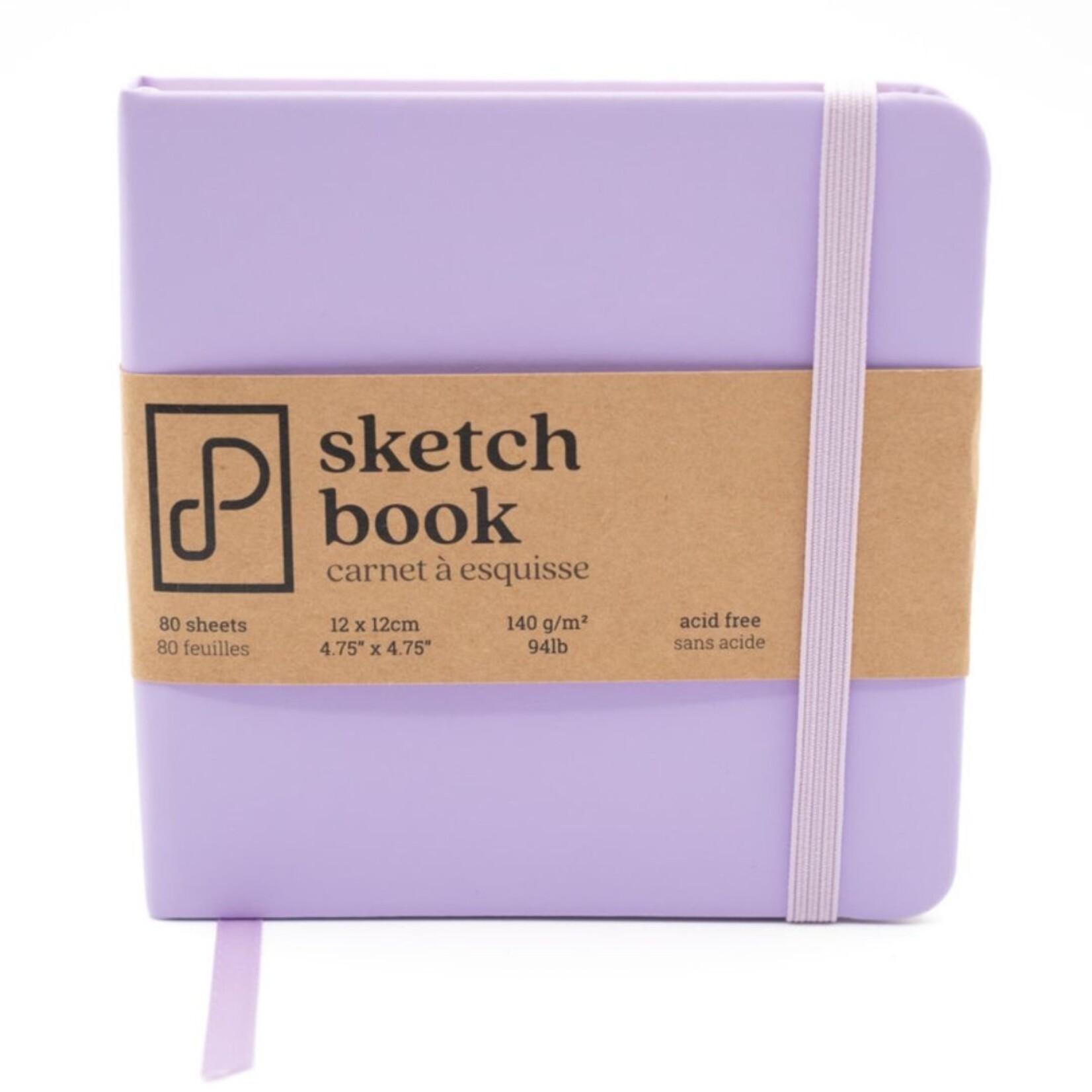 PRISM STUDIO SKETCHBOOK 4.7X4.7" 80/SHT DREAMY LILAC
