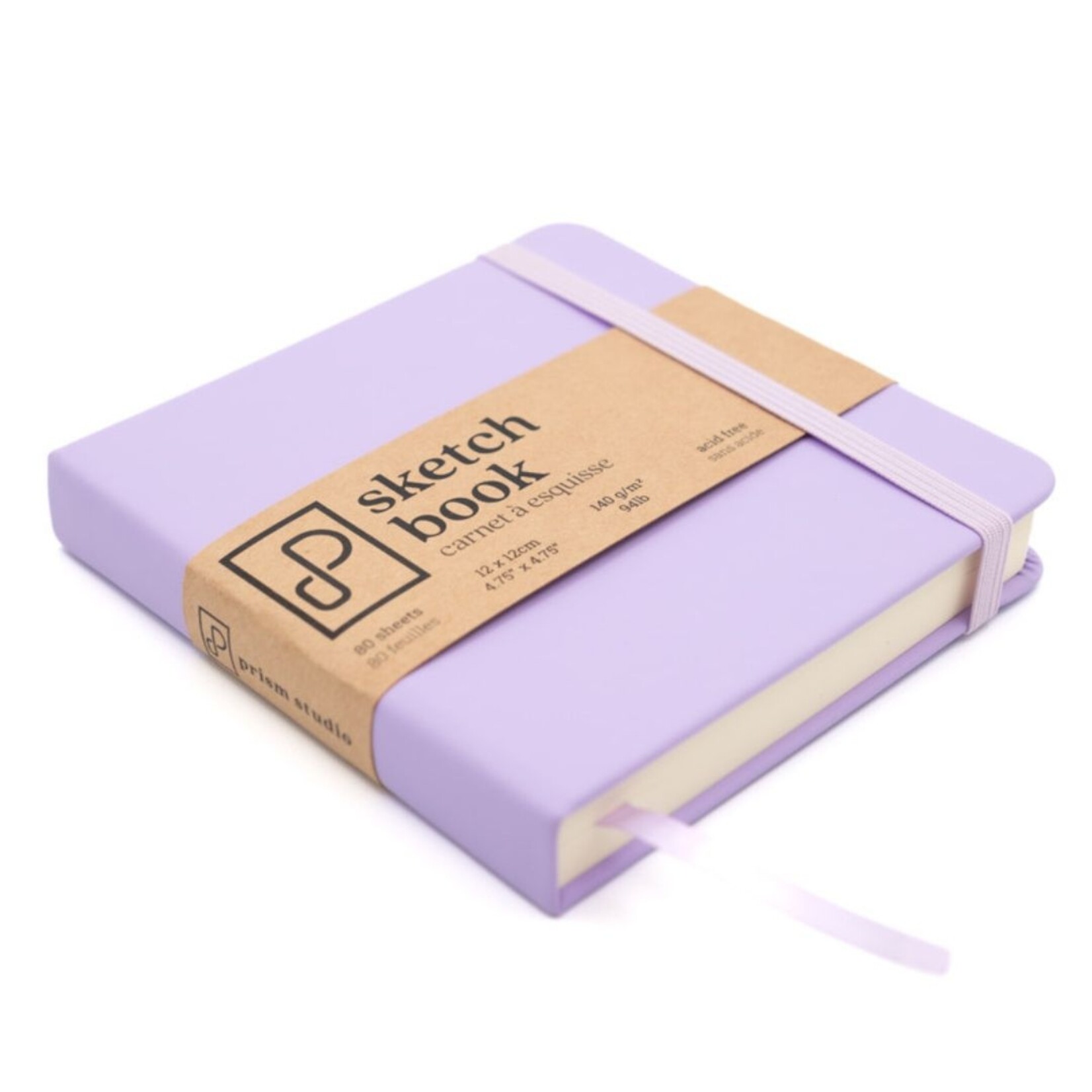 PRISM STUDIO SKETCHBOOK 4.7X4.7" 80/SHT DREAMY LILAC