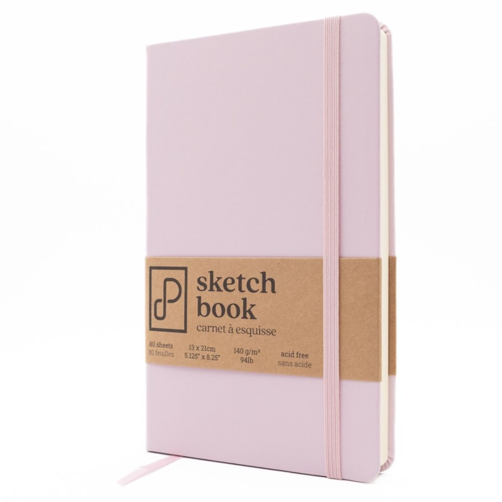 PRISM STUDIO SKETCHBOOK 5.12X8.25" 80/SHT SHELL PINK