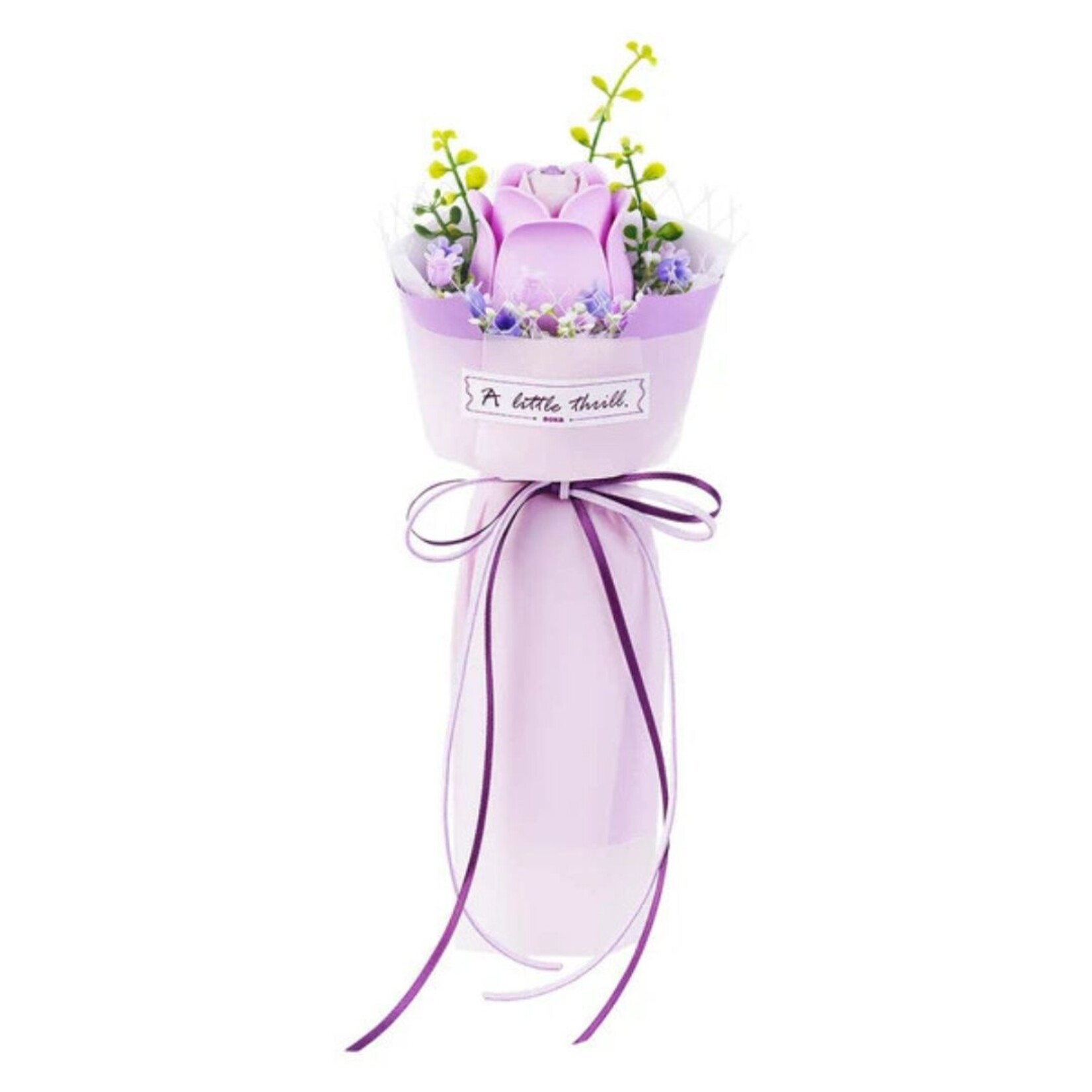 ROKR FLORAL ART 3D PUZZLE PURPLE ROSE