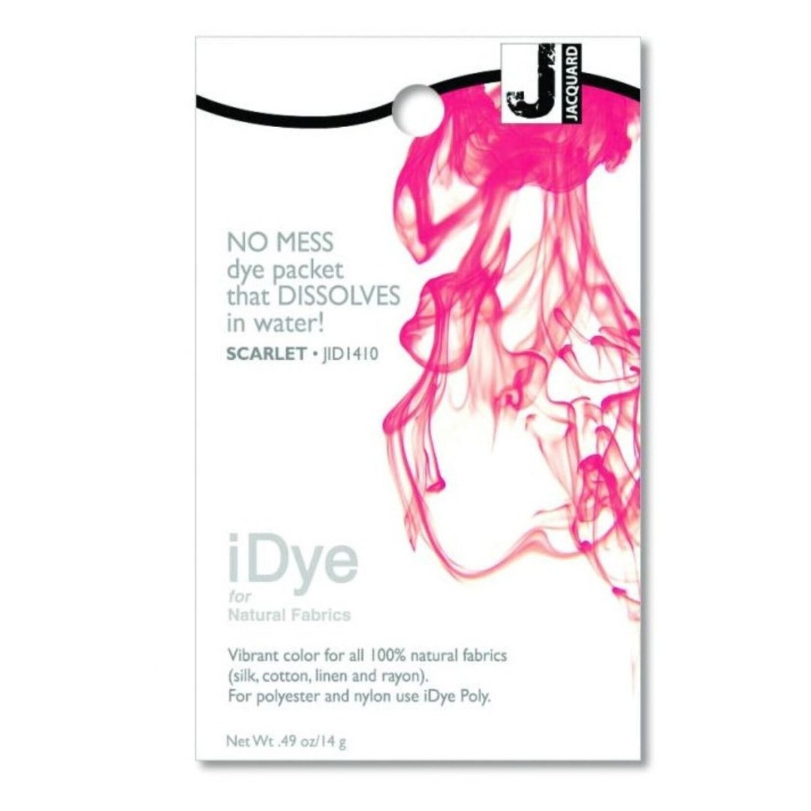 JACQUARD IDYE SCARLET