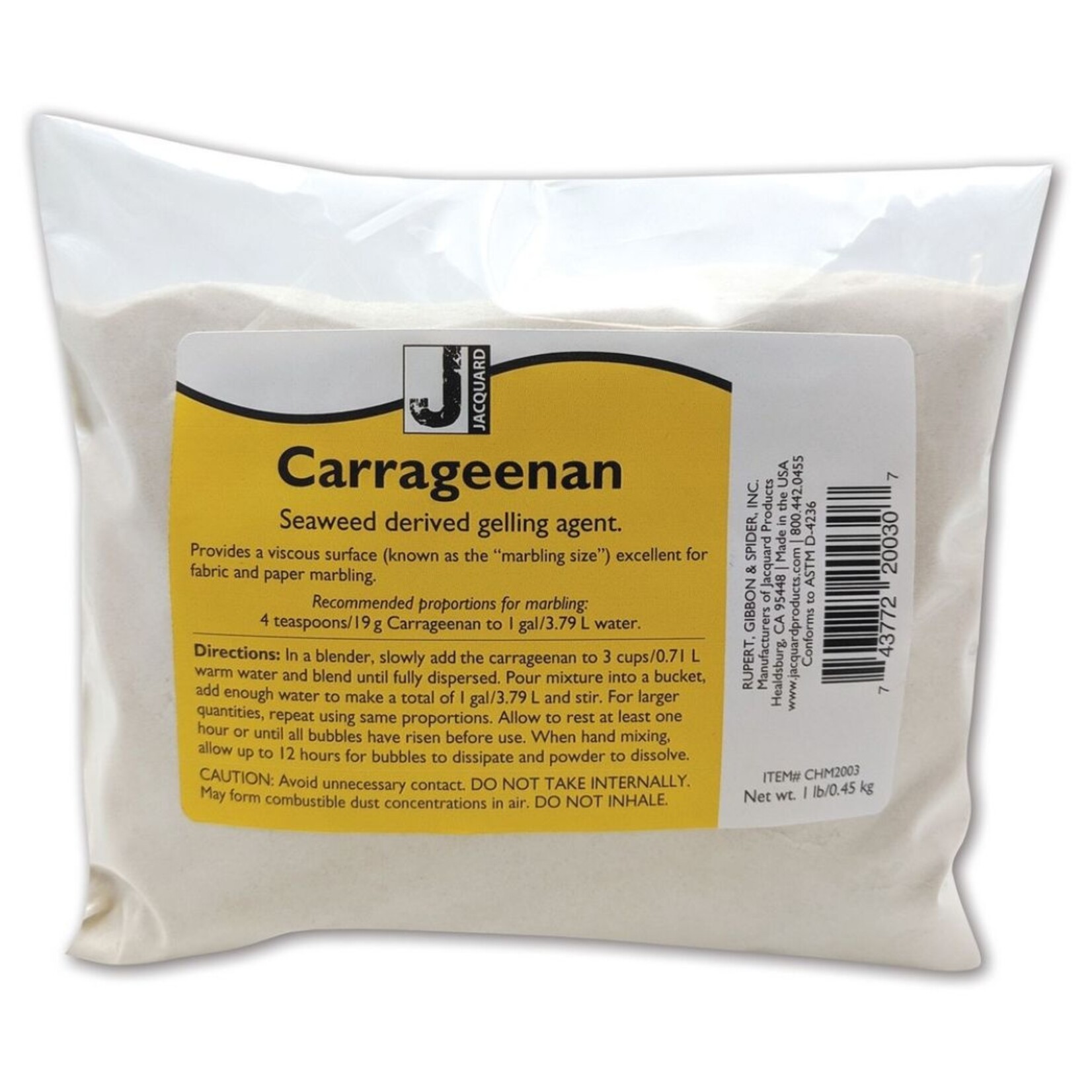 JACQUARD JACQUARD CARRAGEENAN 16OZ (1LB)