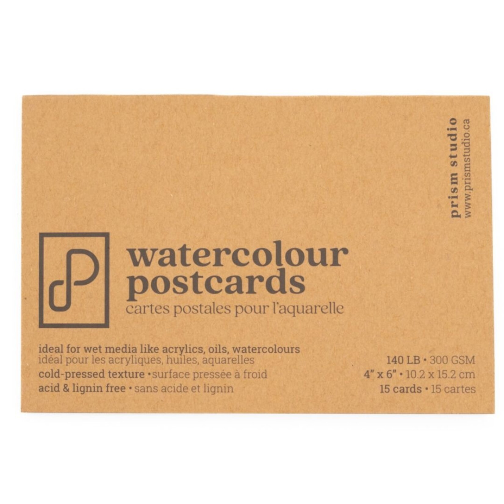 PRISM STUDIO WATERCOLOUR POSTCARDS 4X6 15/SHTS