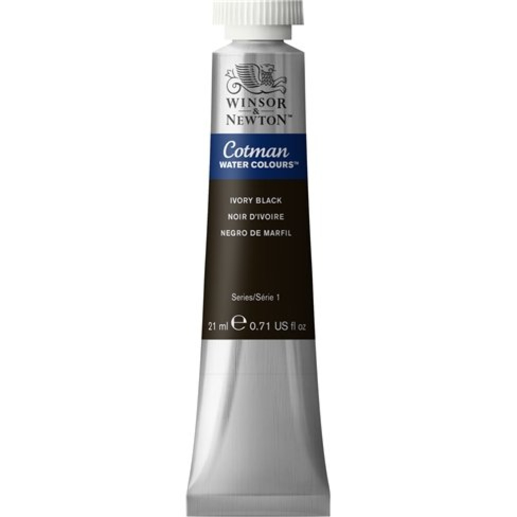 WINSOR NEWTON COTMAN WATERCOLOUR 21ML IVORY BLACK