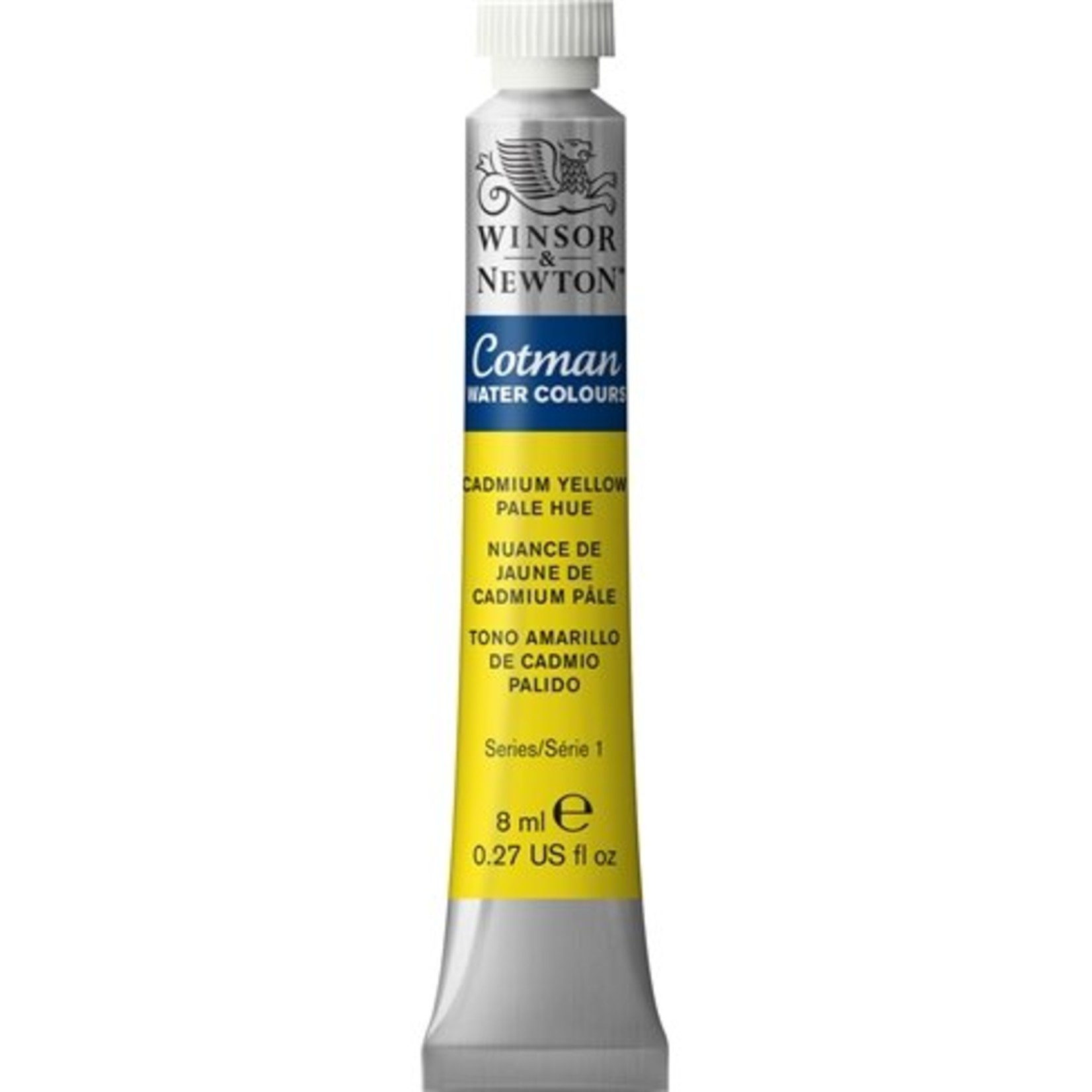 WINSOR NEWTON COTMAN WATERCOLOUR 8ML CADMIUM YELLOW PALE HUE