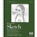 STRATHMORE 400 SERIES DRAWING PAD SMOOTH SURFACE 80LB 11X14
