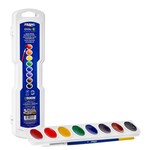 PRANG OVAL WATERCOLOUR 8/SET W/ BRUSH