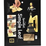 SPEEDBALL INC MONA LISA SIMPLE LEAF 5.5X5.5 GOLD 18/PK