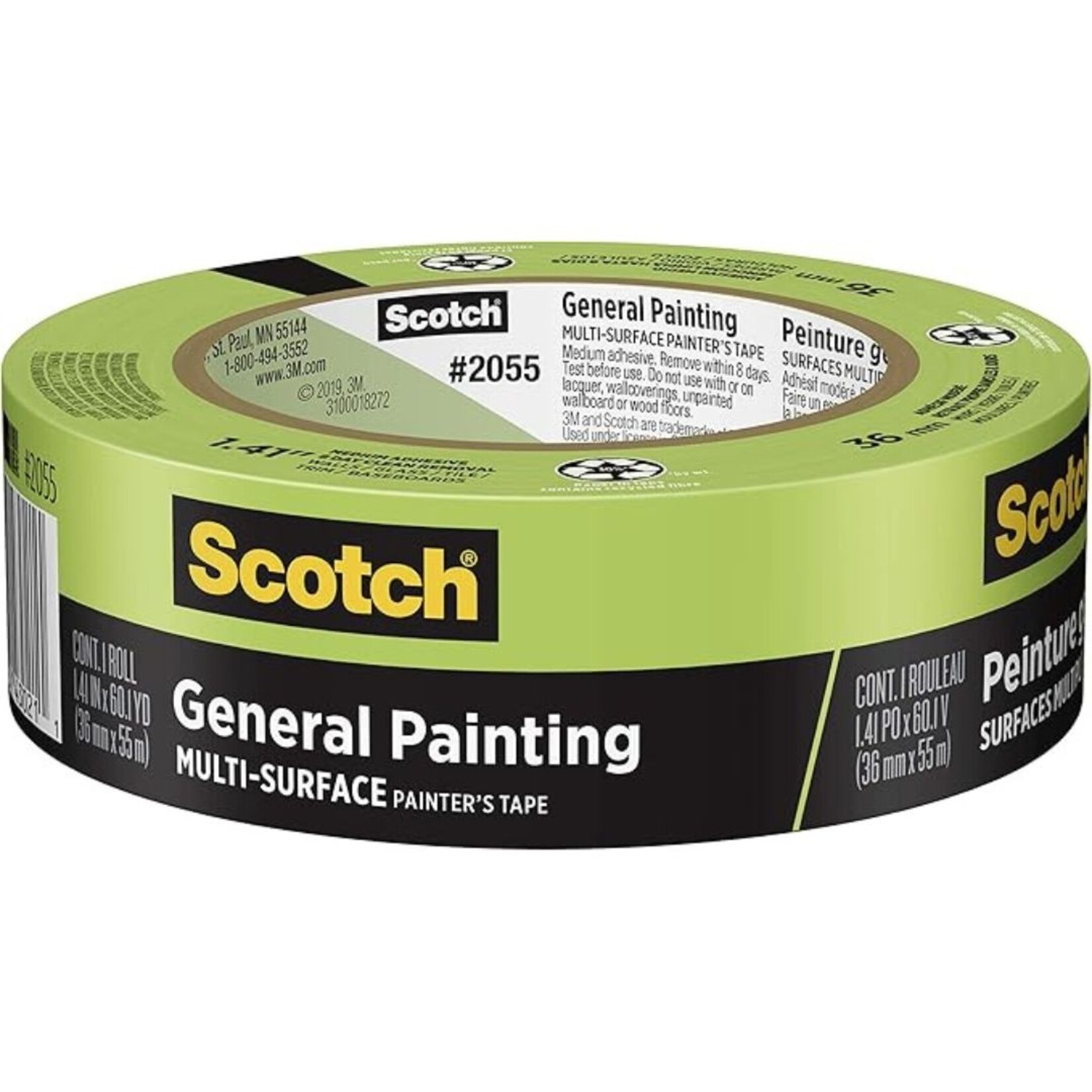 SCOTCH PAINTERS TAPE 2055 1.5" X 60YDS