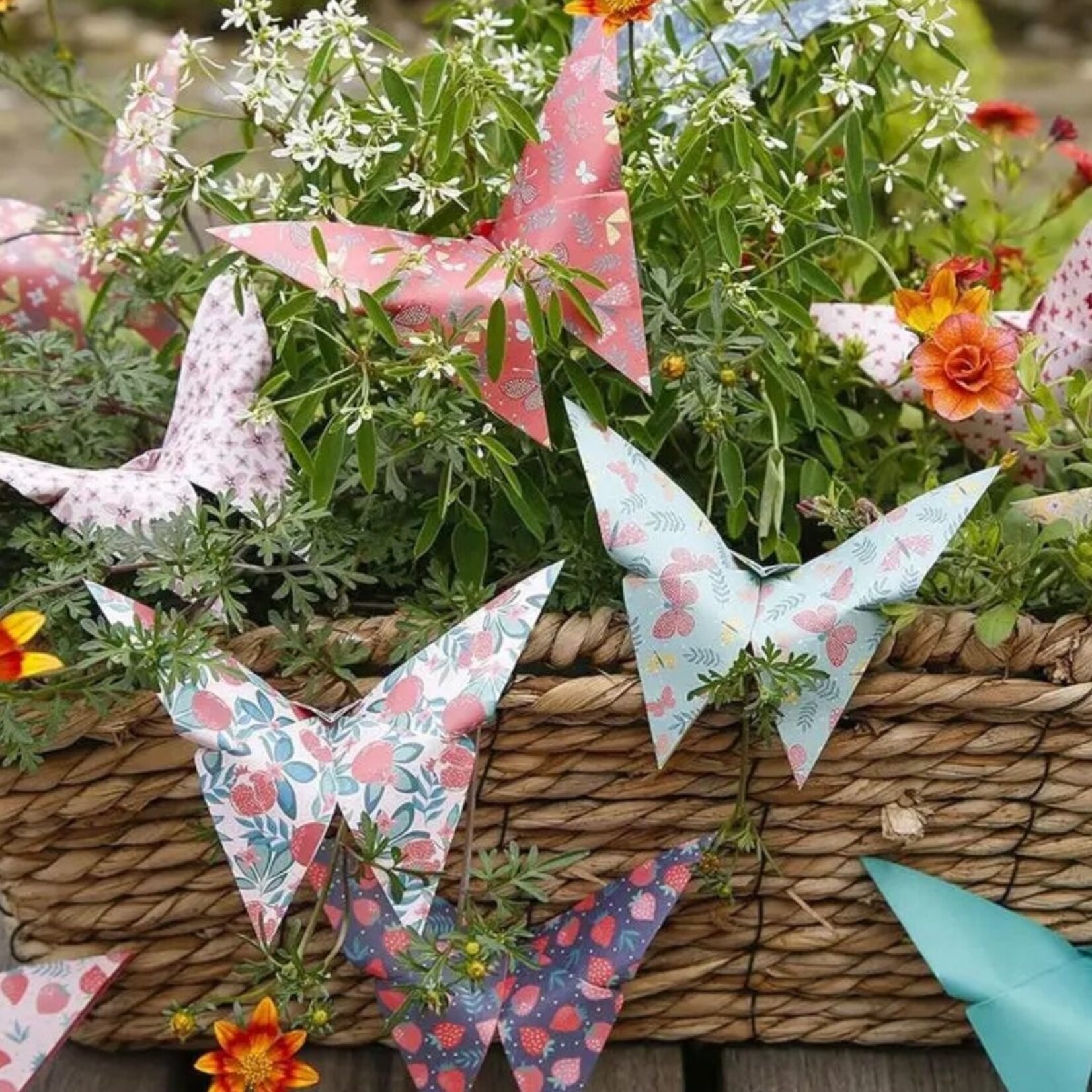 CLAIREFONTAINE ORIGAMI PAPER 5.9" FRUIT GARDEN 60/SHTS