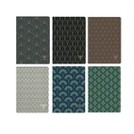 CLAIREFONTAINE DECO ASSORTED DESIGN NOTEBOOK 5.8X8.3"