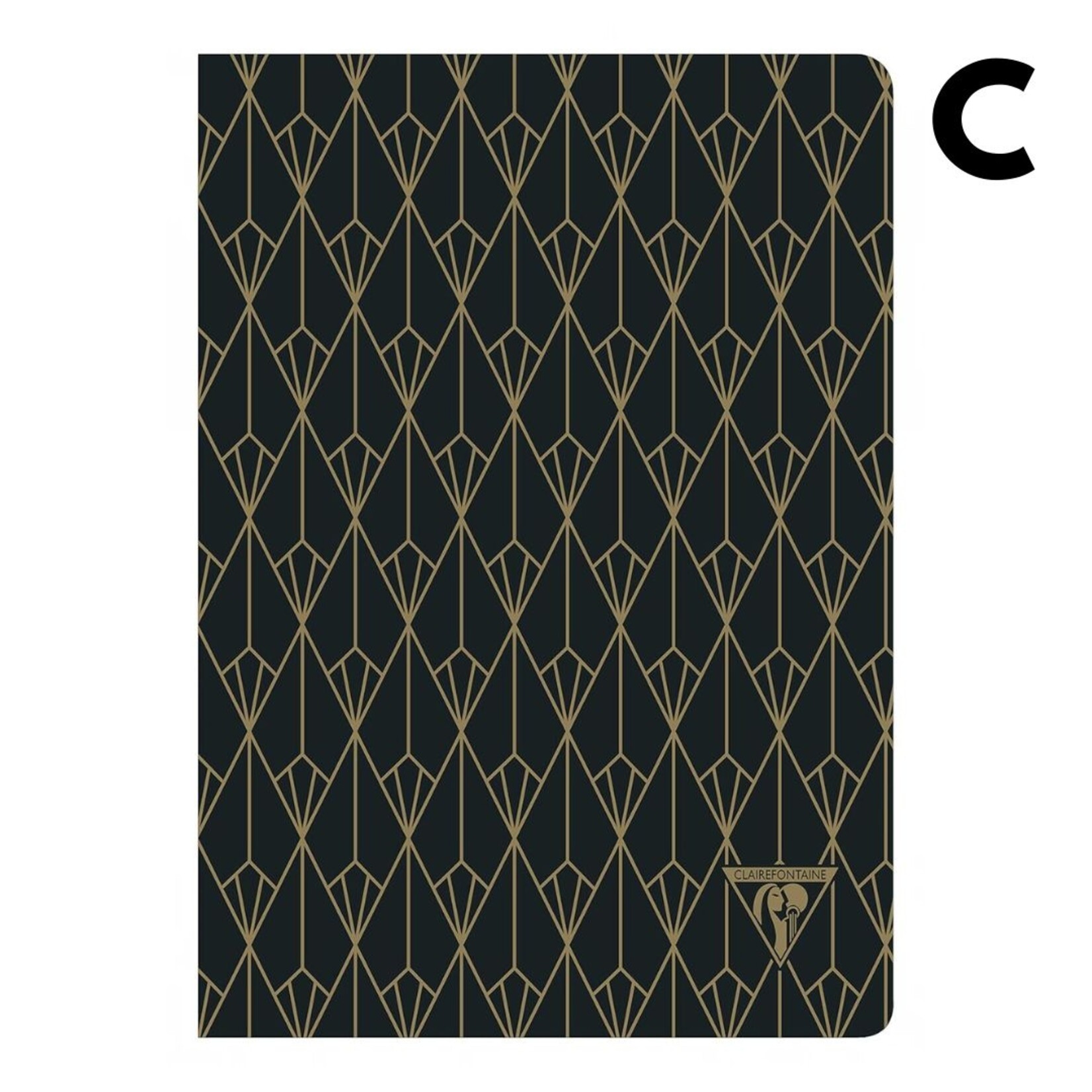 CLAIREFONTAINE DECO ASSORTED DESIGN NOTEBOOK 5.8X8.3"