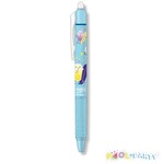 PILOT FRIXION BALL CLICKER GEL INK PEN 0.7MM BUBBLE TEA BLUE